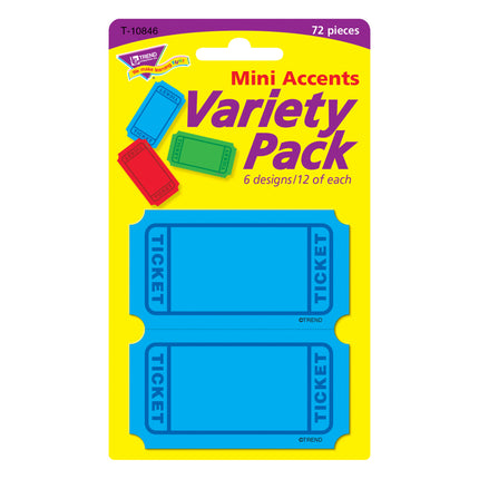 Winning Tickets Mini Accents Variety Pack, 72 ct