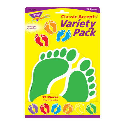 Footprints Classic Accents® Variety Pack, 36 ct
