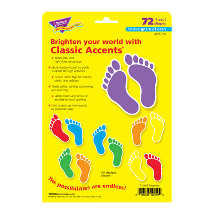 Footprints Classic Accents® Variety Pack, 36 ct