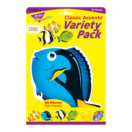 Fish Friends Classic Accents® Variety Pack, 36 ct