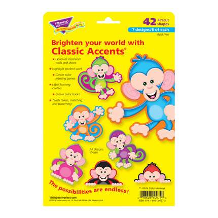 Color Monkeys Classic Accents® Variety Pack, 36 Ct