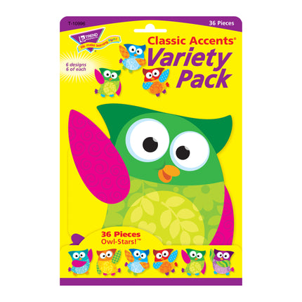 Owl-Stars!® Classic Accents® Variety Pack, 36 ct