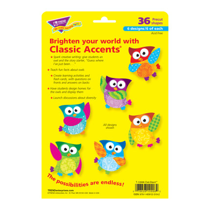 Owl-Stars!® Classic Accents® Variety Pack, 36 ct