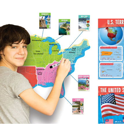 The United States Wipe-Off Learning Set