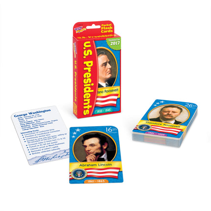 U.S. Presidents Pocket Flash Cards