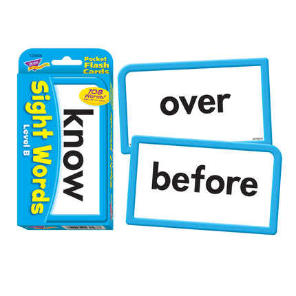 Sight Words – Level B Pocket Flash Cards