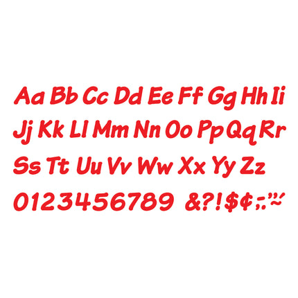 Red 4" Italic Combo Ready Letters®