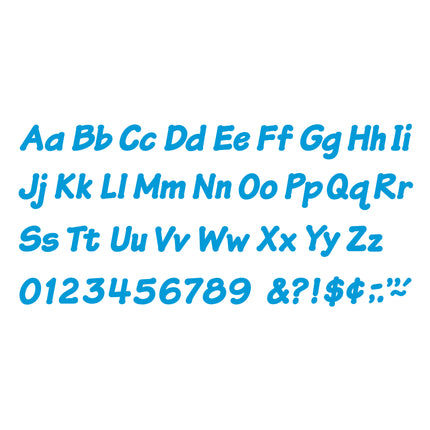 Blue 4" Italic Combo Ready Letters®