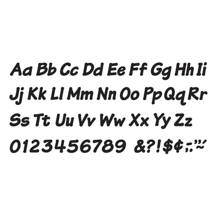 Black 4-Inch Italic Uppercase/Lowercase Combo Pack (EN/SP) Ready Letters®