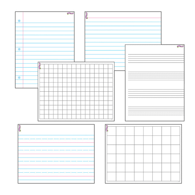 Papers & Grids Wipe-Off® Charts Combo Pack