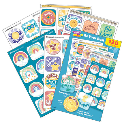 Be Your Best Mixed Stickers Variety Pack 120ct