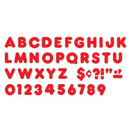 Red 4" Casual Uppercase Ready Letters®