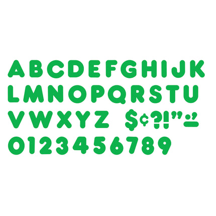 Green 4" Casual Uppercase Ready Letters®