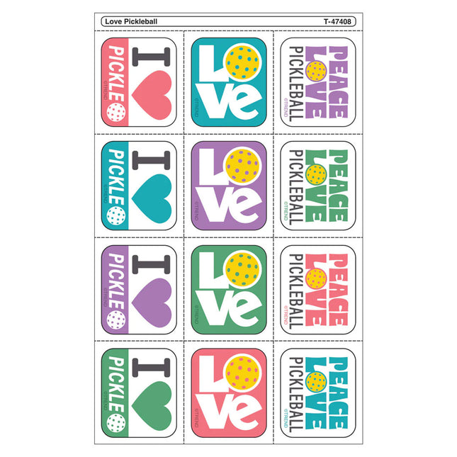 Love Pickleball Tear & Share Stickr