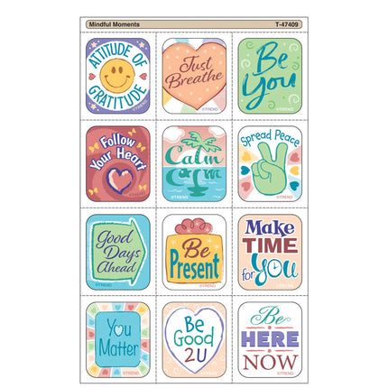 Mindful Moments Tear Share Stickers