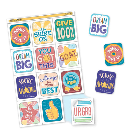 You Got This Tear & Share Stickers