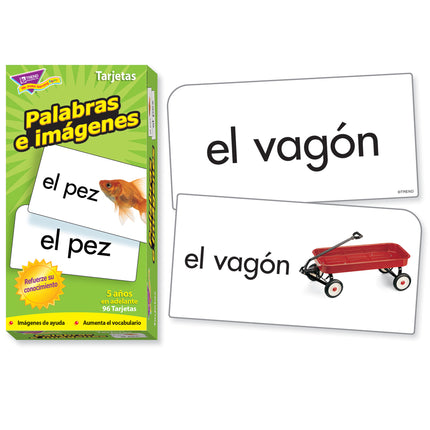 Palabras e imágenes (SP) Skill Drill Flash Cards