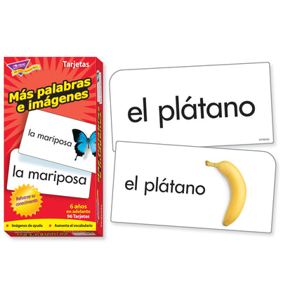 Más palabras e imágenes (SP) Skill Drill Flash Cards