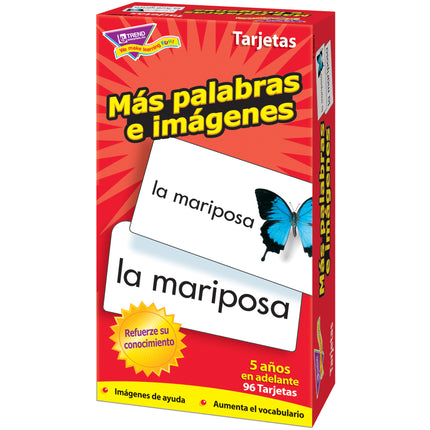 Más palabras e imágenes (SP) Skill Drill Flash Cards