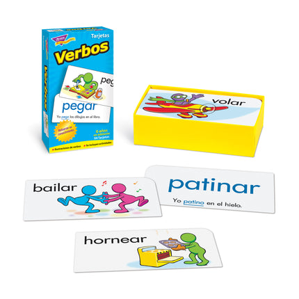 Verbos (Spanish Action Words) Skill Drill Flash Cards
