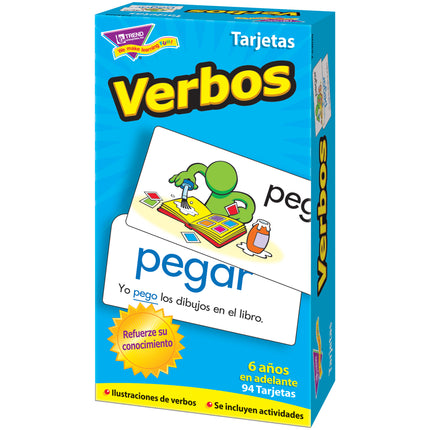 Verbos (Spanish Action Words) Skill Drill Flash Cards