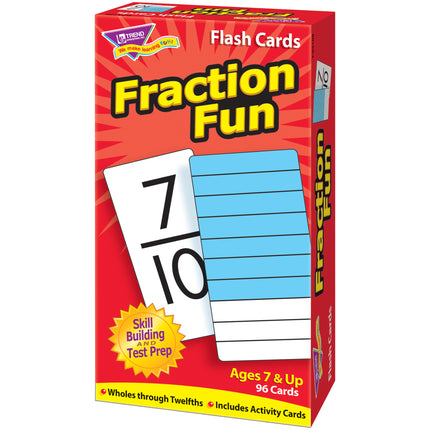 Fraction Fun Skill Drill Flash Cards
