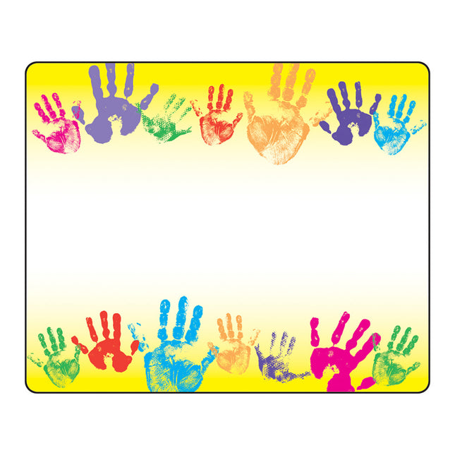 Rainbow Handprints Terrific Labels™, 36 ct