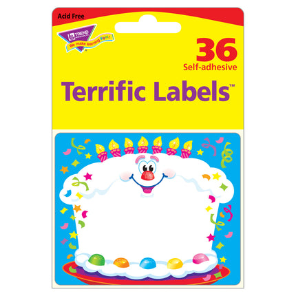 Happy Birthday Terrific Labels™, 36 ct