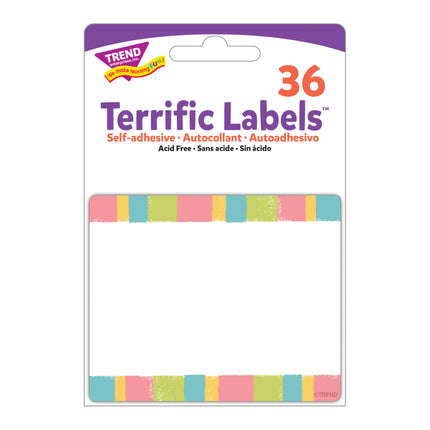 Cheerful Stripes Terrific Labels