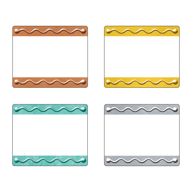 I ♥ Metal Embossed Terrific Labels™ Variety Pack, 36 Count