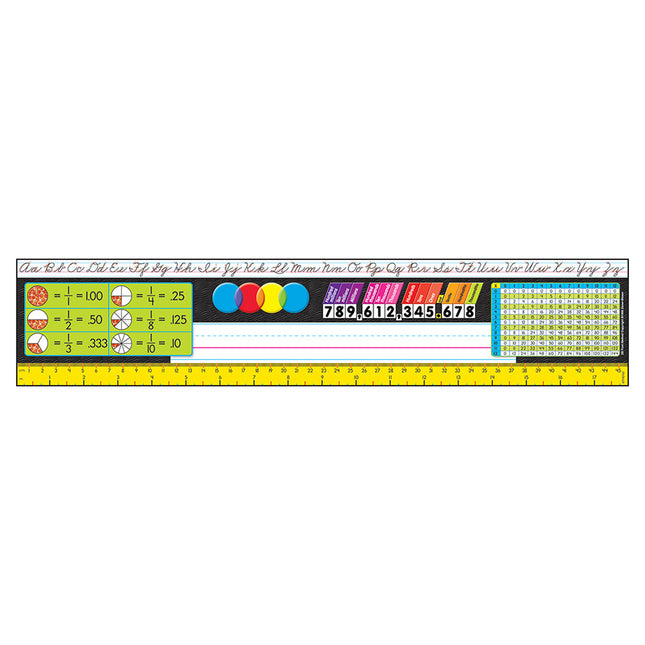 Gr. 3-5 Zaner-Bloser Desk Toppers® Ref. Name Plates, 36 ct