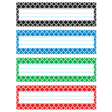 Moroccan Desk Toppers® Name Plates Var. Pk., 32 ct