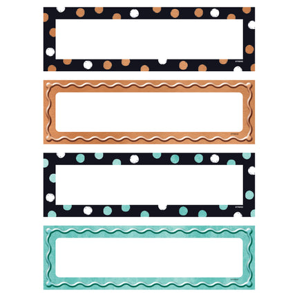 I ♥ Metal Dots & Embossed Name Plates Variety Pack, 32 Count