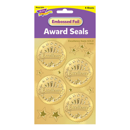 Excellence (Gold) Award Seals Stickers, 32 ct.
