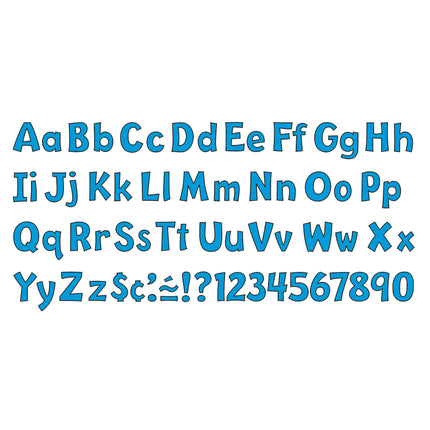 Blue 4-Inch Playful Uppercase/Lowercase Combo Pack (EN/SP) Ready Letters®