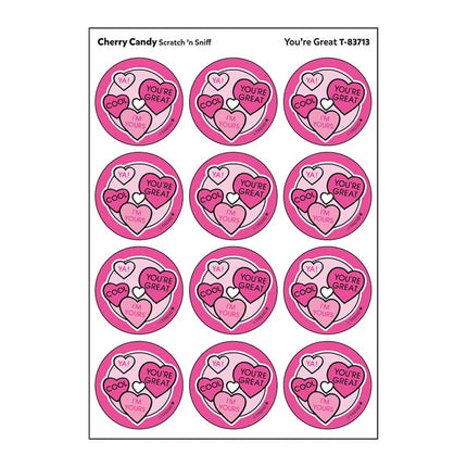 Youre Great/cherry Candy Stickers