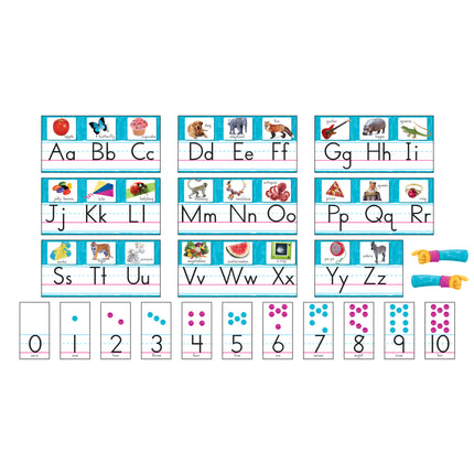 Color Harmony Photo Alphabet Bulletin Board Set