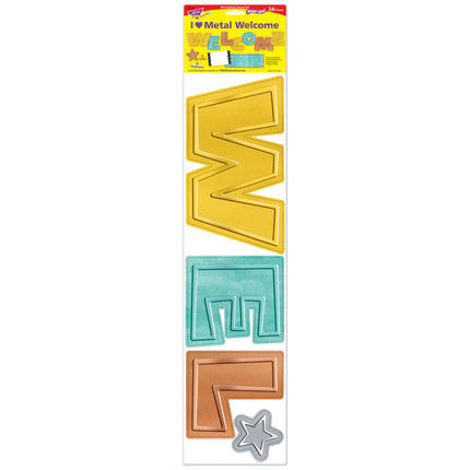 I ♥ Metal WipeOff® Welcome Mini Bulletin Board Set