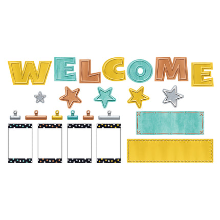 I ♥ Metal WipeOff® Welcome Mini Bulletin Board Set