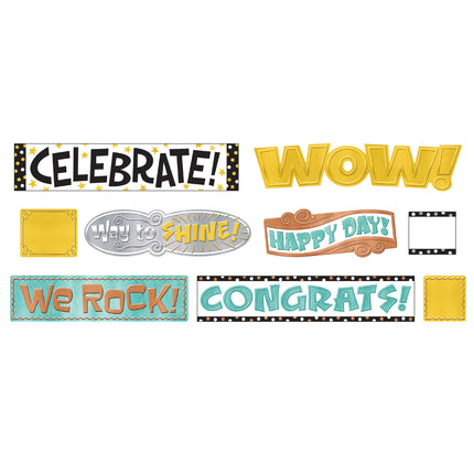 I ♥ Metal WipeOff® Celebration Signs Mini Bulletin Board Set