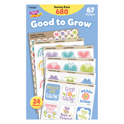Good to Grow Sticker Variety Pack, 680 Count
