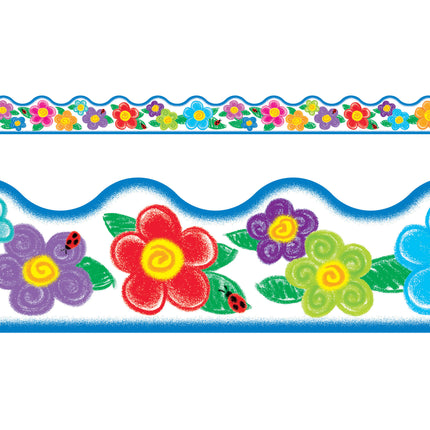 Crayon Flowers Terrific Trimmers