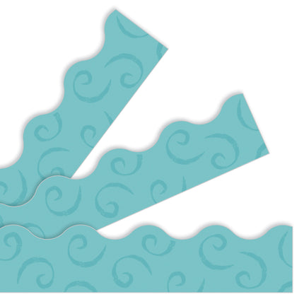 Teal Swirls Terrific Trimmers