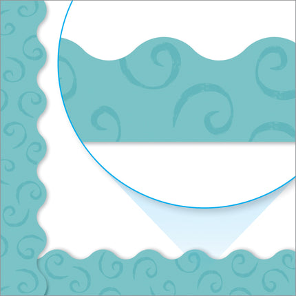 Teal Swirls Terrific Trimmers