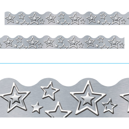 I ♥ Metal Silver Stars Terrific Trimmers