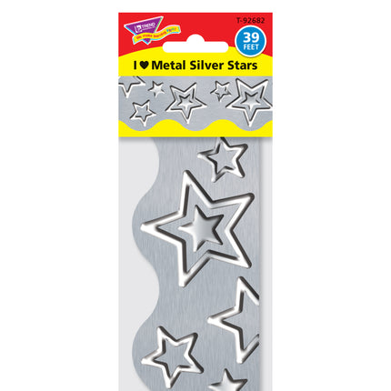 I ♥ Metal Silver Stars Terrific Trimmers