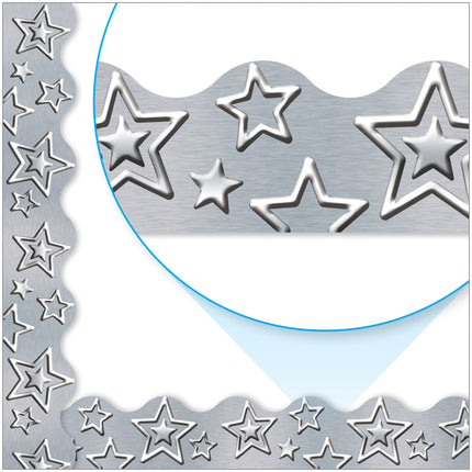 I ♥ Metal Silver Stars Terrific Trimmers