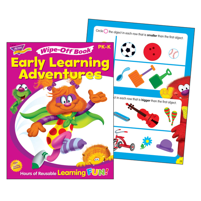 Get Ready for Kindergarten 1 Wipe-Off® Book, 28 Pages
