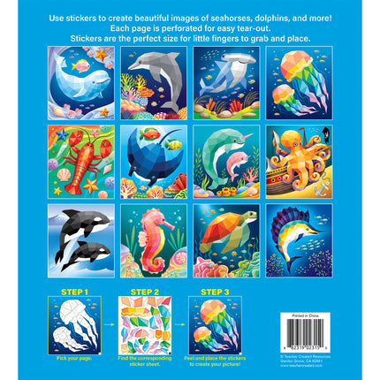 Ocean Life Modern Mosaics Stick to the Numbers