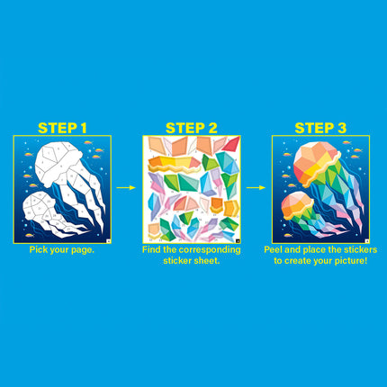 Ocean Life Modern Mosaics Stick to the Numbers
